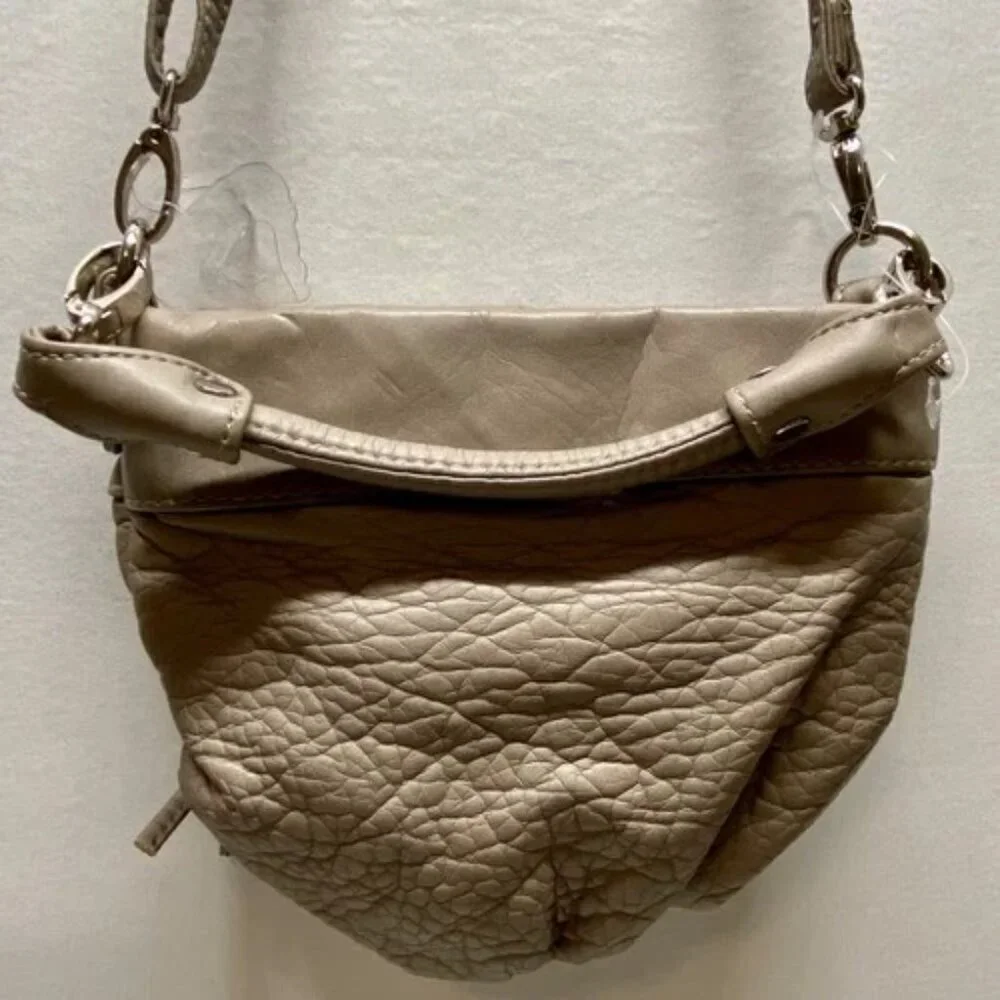 Candies Hand Bag‎ Shoulderbag Purse Grey Leather Khol's NWT